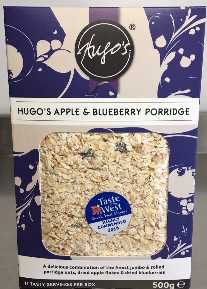 Hugo's Apple & Blueberry Porridge